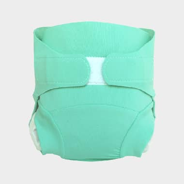 couche ecolo bebe turquoise